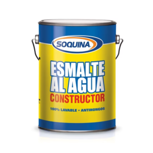 Esmalte al agua Constructor satín blanco 1 galón