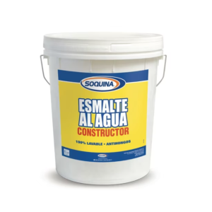 Esmalte al agua Constructor satín blanco tineta