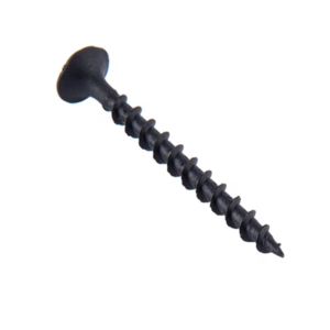 Tornillo volcanita pta aguja 1 5/8x6 negro rg balde 500un khor