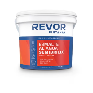 Esmalte al agua semibrillo pintamax blanco 4 gl